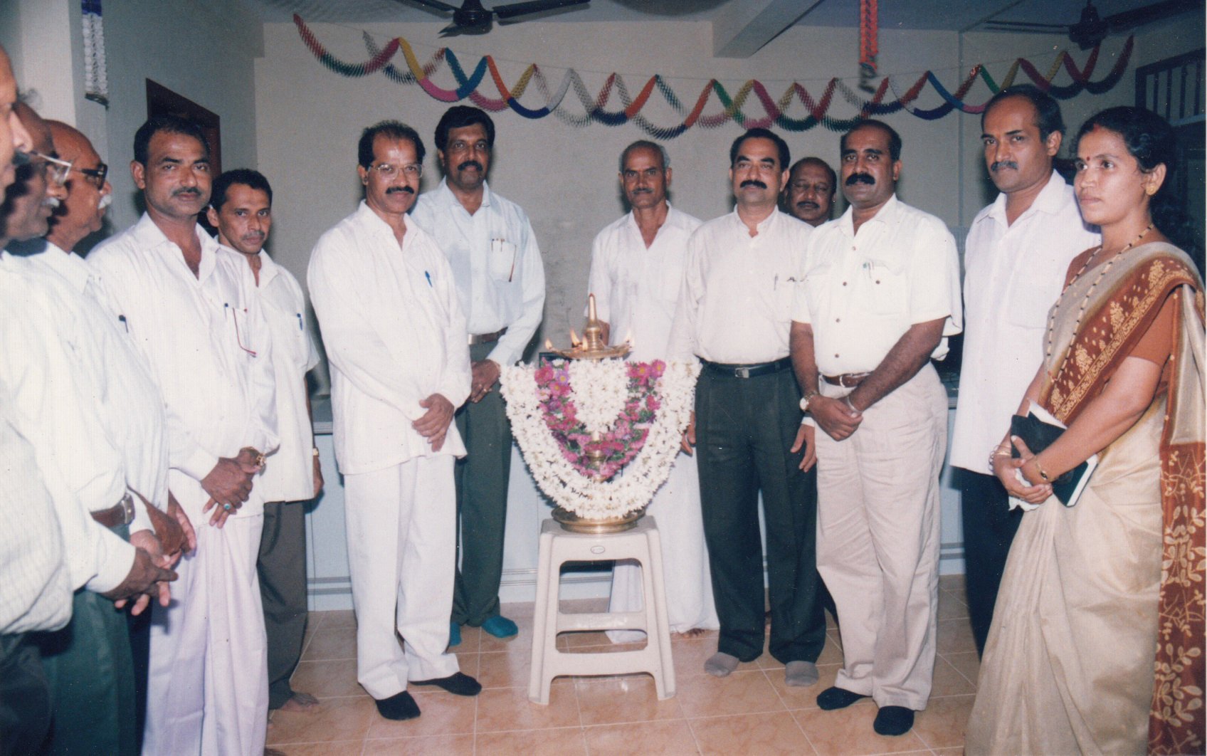 Inauguration of Shifted Kalladka Branch by Sri Rukmaya Poojary in 2003